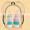 Pet  Travel Portable Box Dog And Cat Going Out Three Layers Of Food Storage Barrels With Convenient Kettles Milk Powder Box