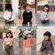 6641 Wholesale kids clothing baby girl stylish and simple cotton t shirt