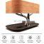 Modern bedside tree lamp wireless reading lamp, with bluetooth music player for study, hotel, bedroom, office