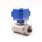 CWX - 25S  Hot sell  2 way Low price motorized motor motorized ball valve  with manual function