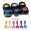 QS the first love gel with glitter uv nail gel polish