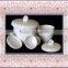 Laboratory Ceramic Porcelain crucibles pure alumina,medium wall with lid,glazed