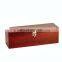 Hot sale Custom single wine bottle wooden wine gift box