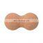 Wholesale High Density Natural Cork Massage Peanut Ball Customized Logo Neck Foot Massage Ball