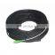 cctv waterproof outdoor ftth ftta fiber optic lc apc scupc connector 12f black drop cable optical mpo pigtail