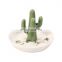 home decor Cactus Ring Jewelry Dish Tray Holder for Women Gifts Girls Teen Girlfriend Best Friend