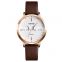 New design fashion girls watches 2019 elegance wrist watch women Skmei 1457 genuine leather quartz watch wholesale