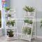 Factory customized wooden bamboo flower plant pot stand shelf