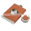 High Quality 8oz Hip Flask With Collapsible Shot Glass