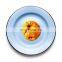 Eco friendly round novelties children dinner enamel plates for restaurant