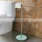 Decorative glass toilet roll paper holder