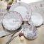 new bone china dinner set with color decal ,bone tableware buy direct from china manufacturer