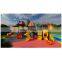 JINGQI Hot sale kids outdoor playground equipment with plastic slide children playground items for sale
