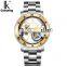 IK Colouring 98399G Luxury Automatic Self-Wind Man Watch Mechanical Skeleton Wristwatch Relogio Masculino