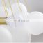 Nordic Modern Dining White Glass Round Ball Pendant Lighting Golden Bedroom LED Chandelier Lamp