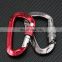 JRSGS 12KN Heavy Duty Aluminium Alloy Carabiner Clip for Climbing D-Ring Snap Hook with Screwgate S7803