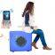 Atmosphere Outdoor rechargeable cordless Portable plastic music speaker cube LED speaker light outdoor waterproof