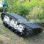 China 100kg payload all terrains tracked vehicle robot chassis for military institution development program