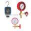 HVAC Refrigeration Air Conditioning Single Digital Pressure Gauge with sight glass