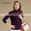 New Casual Women Sweaters Mongolian High Neck Chunky Cable 100 % Cashmere Sweater