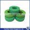 Green and white cnc precision machining parts