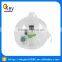 10cm color changing led plastic ball hanging print Christmas snowman ornaments