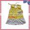 Wholesale Cheap hotsell flower girl dress with blue sash
