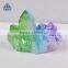 Rough bicolor and tricolor aura quartz crystal cluster                        
                                                Quality Choice