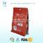 top quality ziplock flat bottom side gusset food pacakging bag/stand up pouch
