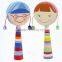 2016 Promotional Colorful Kids Music Instrument Sets Rhythm Stick Educational Wooden Musical Toy for Children
