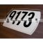 CUSTOM / PERSONALIZED ACRYLIC GLASS MODERN HOUSE NUMBER SIGN ADDRESS DOOR PLAQUE