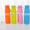 Portable 360ML 500ML New Products Sport Colorful Glass Water Bottle + Soft Silicone Sleeve