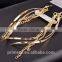 Simple Long Chain Tassel Dangle Earrings Fashion Gold Plated Designs For Women