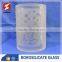 hgih quality crystal clear glass candle jar