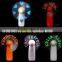 Best price and popular handheld mini led fan with Slogan Message