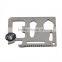 Outdoor Survival Mini Multitool Credit Card Knife With Opener for Survival Equipment Quality Choice
