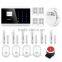 KERUI high-end PSTN and GSM Dual Network 5 language menu latest phone APP control alarm system
