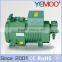 Yemoo Semi-hermetic Piston 10HP Open Type Refrigeration Freeze Compressor for Condensing Unit Chiller for Cold Room
