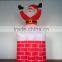 DJ-XT-35 movable santa claus inflatable in the chimney festival decoration lights