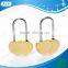 AJF 50mm double heart padlock gold color