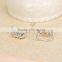 New arrival AAA zircon crystal hoop earings women accessories jewelry 2016