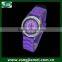 Hot Sale Charming Flashing Diamond Silicone Women Wristwatch