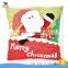 custom santa claus plush decorative christmas hold pillow
