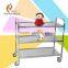 Heavy duty multi-tiers commercial industrial stainless steel kitchen guest room serving trolley cart