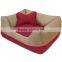 Portable plush animal shaped pet bed