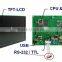 TFT LCD touch screen monitor&width screen 800x480 active matrix tft color lcd