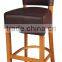 Solid beech bar stool