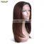 Brown Color Synthetic Hair Wigs Women's High Temperature Fiber Medium Lace Front Wig