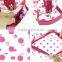 Hot sale cute beautiful transparent pvc cosmetic bags with zipper