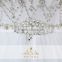 ASAM-01 Real Pictures Scoop Neck Ball Gown Crystal Beading Court Train Open Back Wedding Dresses
